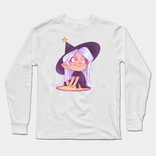 Little witch summon spell Long Sleeve T-Shirt